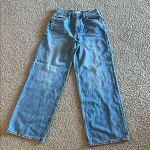 Madewell super wide leg jeans
